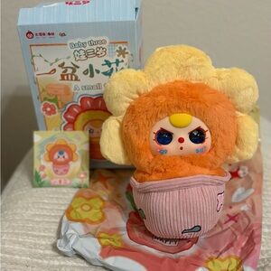 Baby Three RARE LIQUID EYES - A Pot of Little Flower Plush Blind Box Confirmed